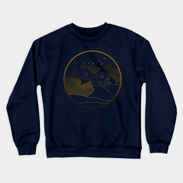 mountains of gold Crewneck Sweatshirt by Neznaika 